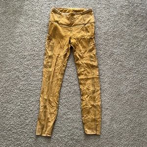 Lululemon fast and free *ice dye leggings